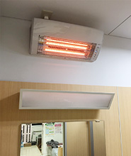 トイレ暖房設置